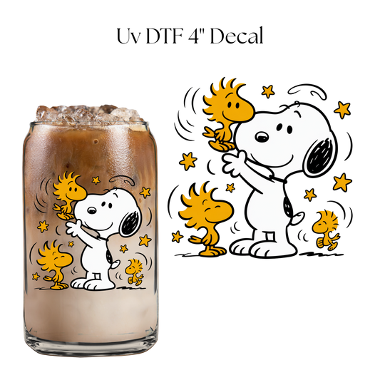 Snoop Stars 4” UV DTF Cup Decal