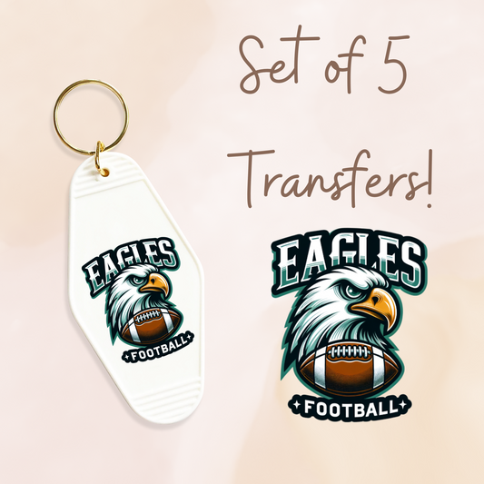 Eagles Football MOTEL KEYCHAIN Transfer