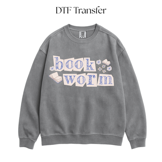 Book Worm DTF Transfer