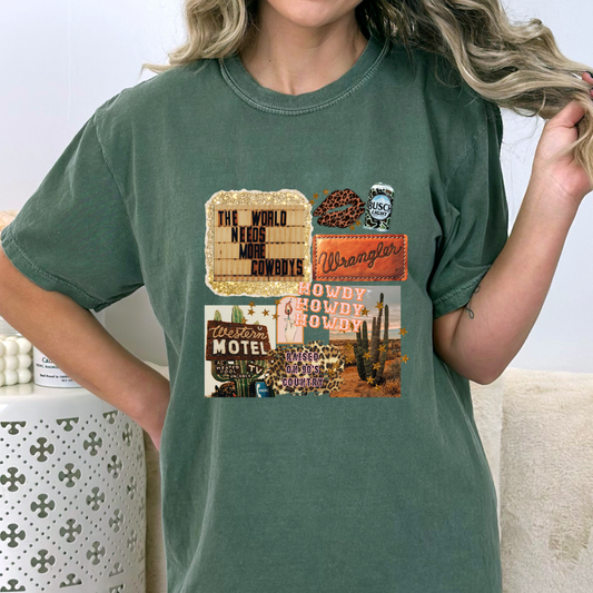 The World Needs More Cowboys Dtf Transfer (PRINT TO ORDER)