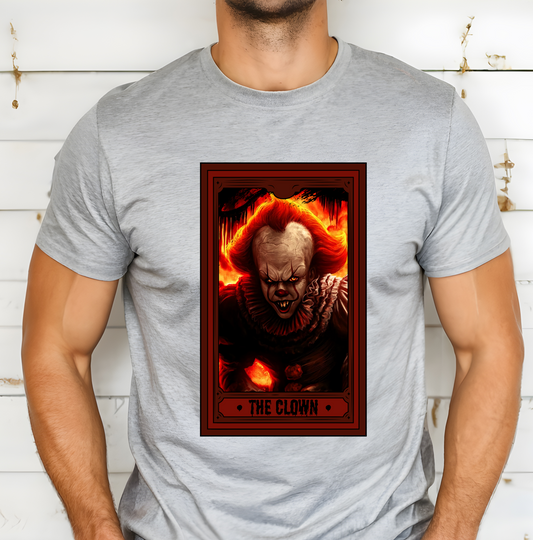The Clown Tarot Card Men’s Size DTF