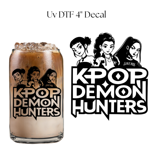 KDH Girls 4” UV DTF Decal
