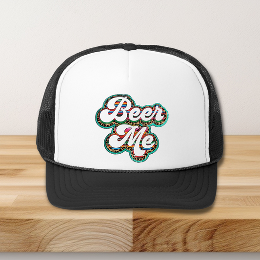 Beer Me Hat Transfers DTF