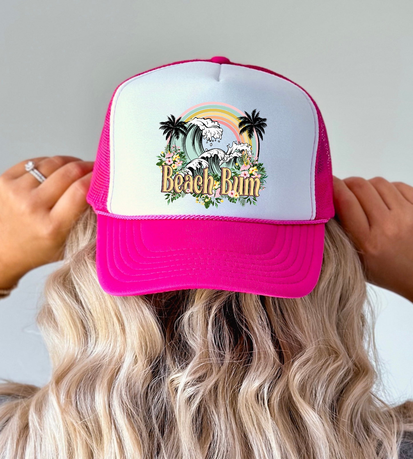 Beach Bum Hat Transfers DTF