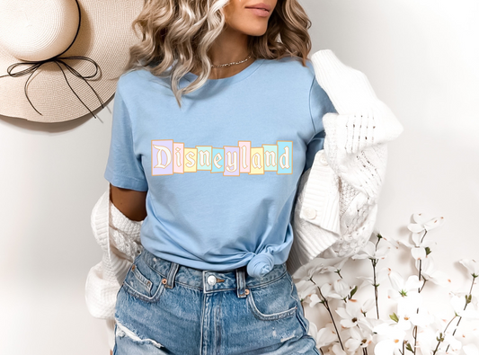 Magical Land Pastel Colors ADULT/YOUTH DTF TRANSFER
