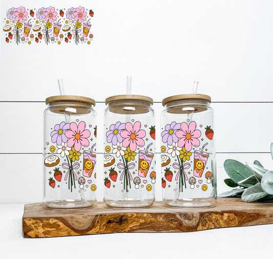 Floral Bouquet WRAP & LID UV