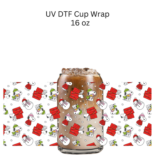 Snoop Christmas House UV DTF Cup Wrap