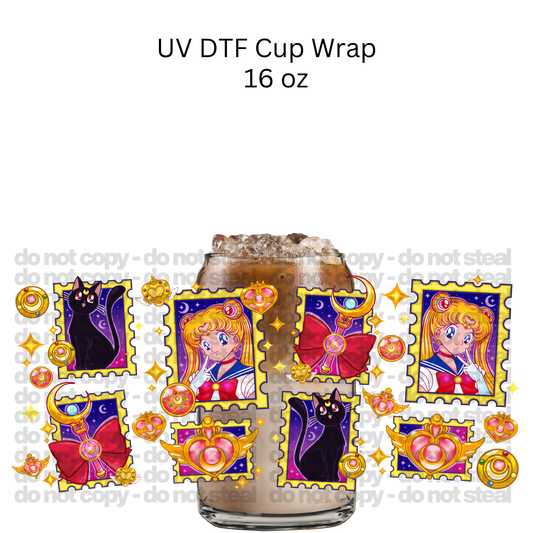 Sailor Girl DTF Cup Wrap