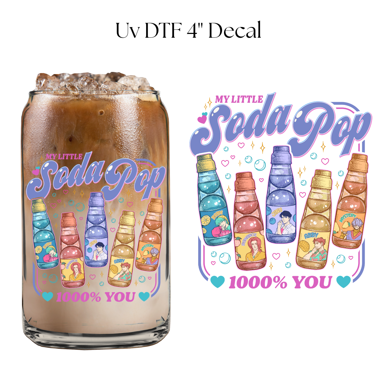 My Little Soda Pop 4" UV DTF
