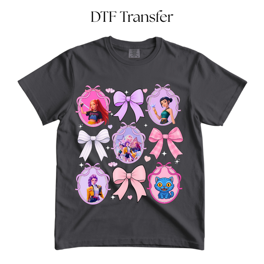 Hunt Girl Frames DTF Transfer