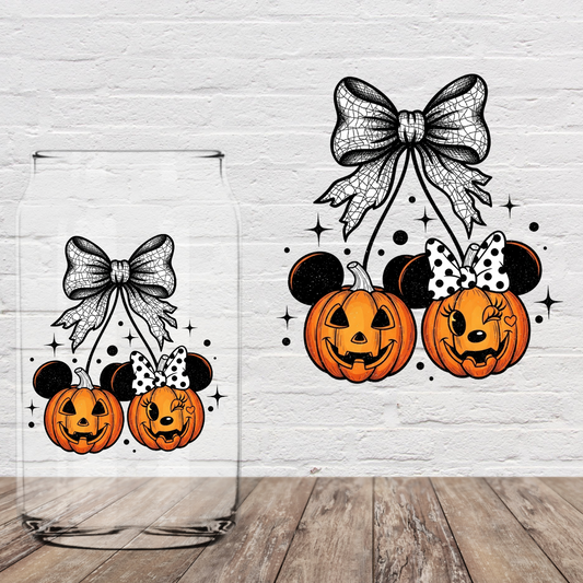 Mouse Pumpkin 4" UV DTF