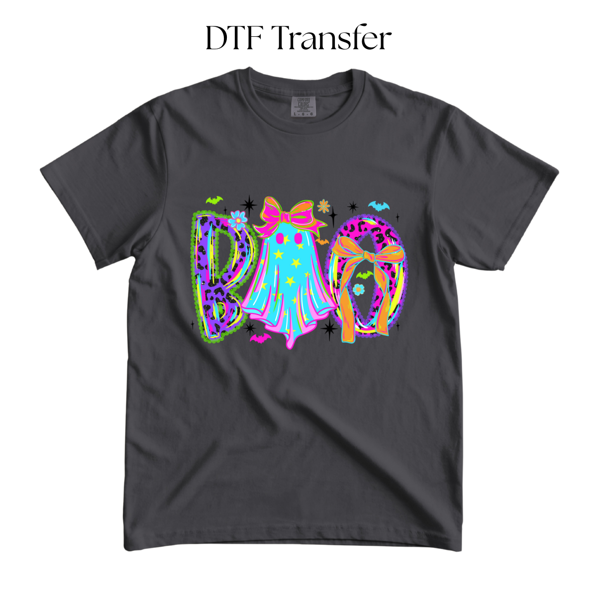 Bright Boo DTF Transfer