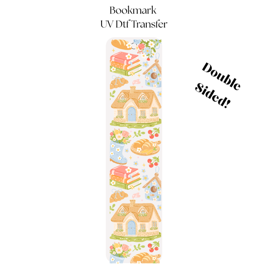 Cottage Things UV DTF Bookmark Transfer