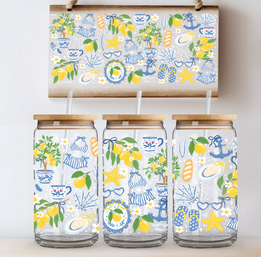 Lemons and Bathing Suits DOUBLE SIDED
