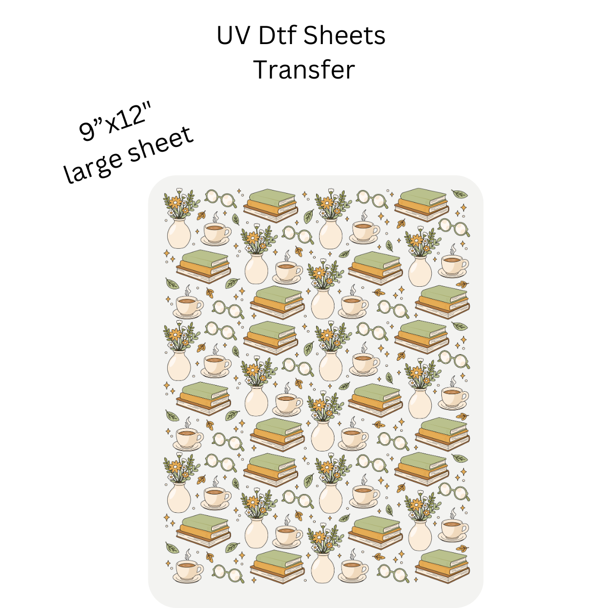 Green Books UV DTF SHEET