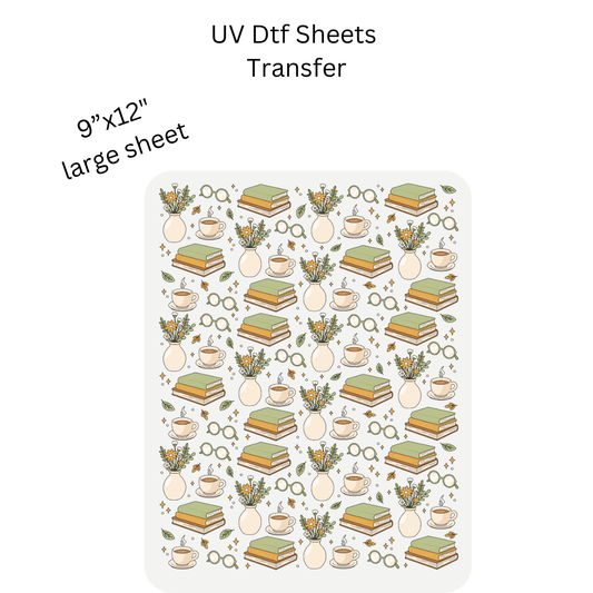 Green Books UV DTF SHEET