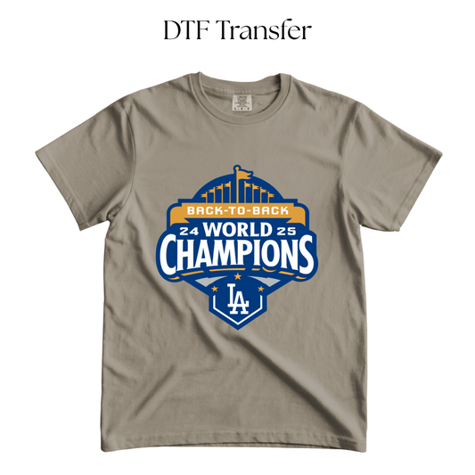 Back to Back Champ DTF Transfer