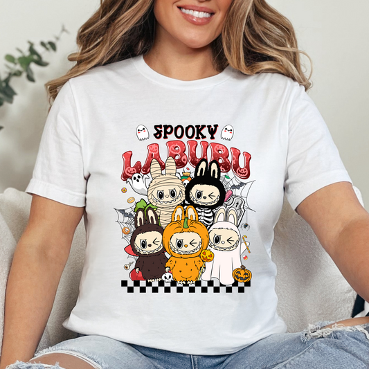 Bubu Checkered Halloween DTF Transfer