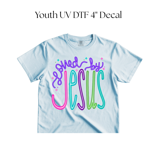 YOUTH Neon Loved By Jesus DTF Transfer