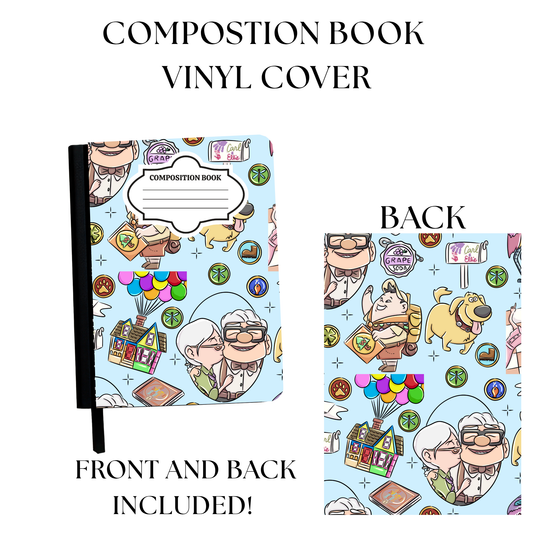 Balloon House Composition Notebook Vinyl Cover