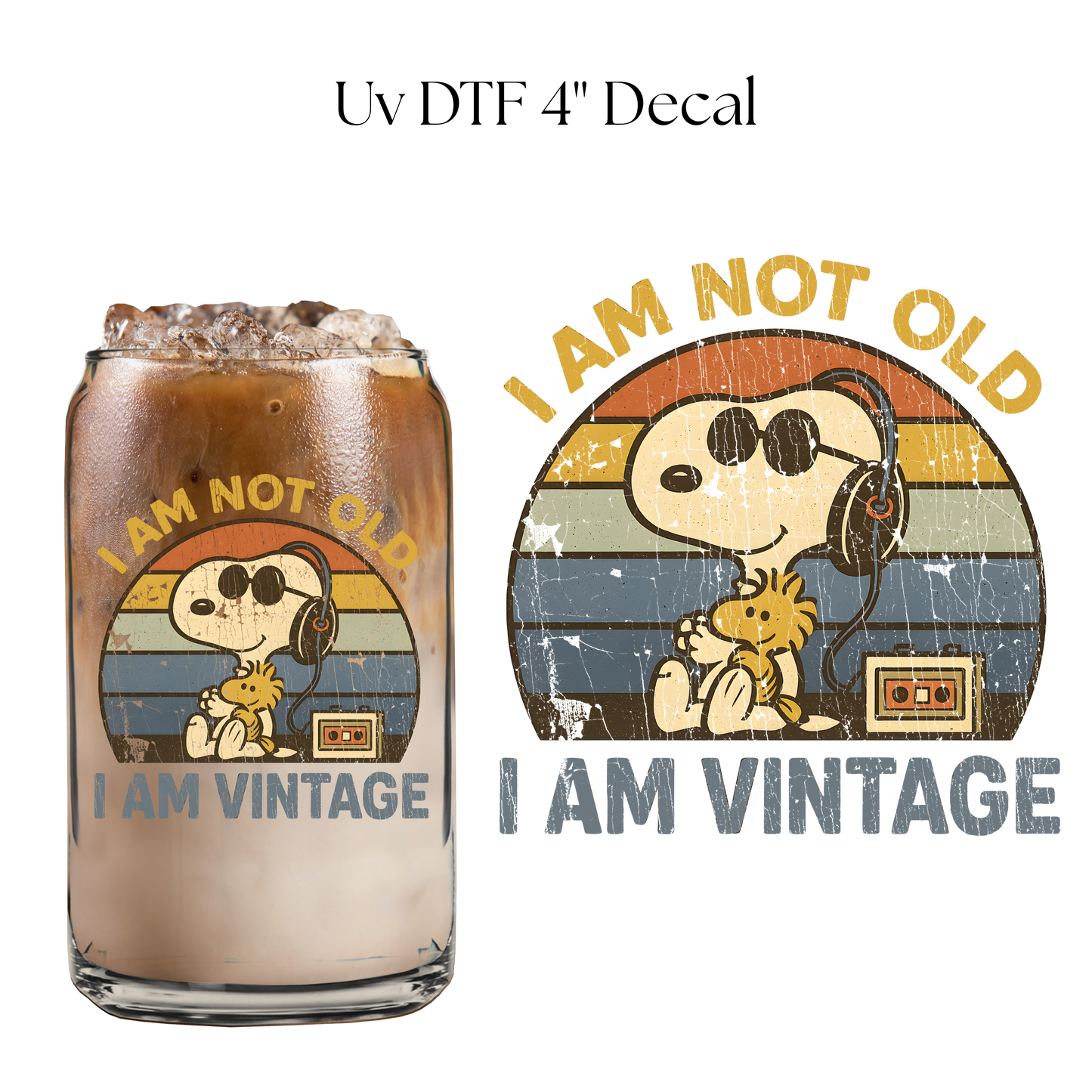 Snoop Im Not Old 4” UV DTF Cup Decal