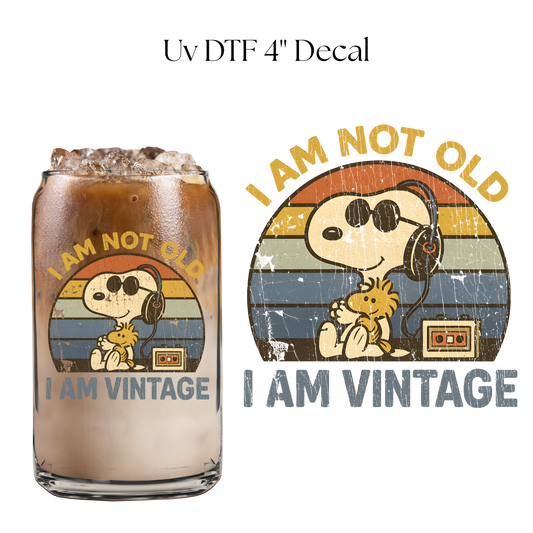 Snoop Im Not Old 4” UV DTF Cup Decal