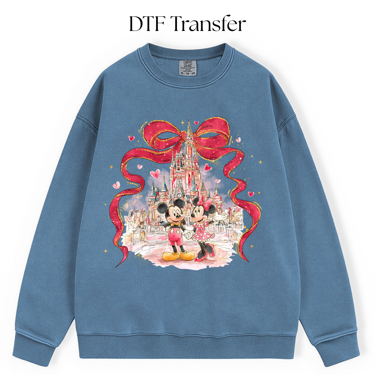 Enchanted Mouse at Valentine Castle DTF Transfer