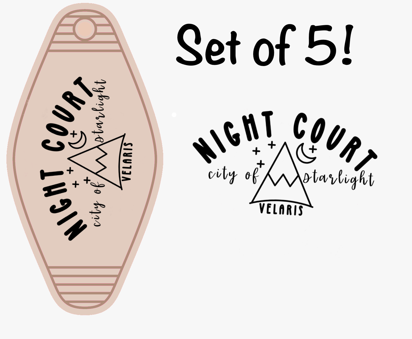 Night Court (MOTEL KEYCHAIN)