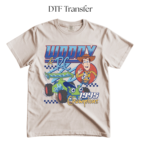 Woody and RC DTF Transfer