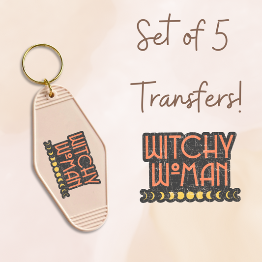 Witchy Woman UV (MOTEL KEYCHAIN)