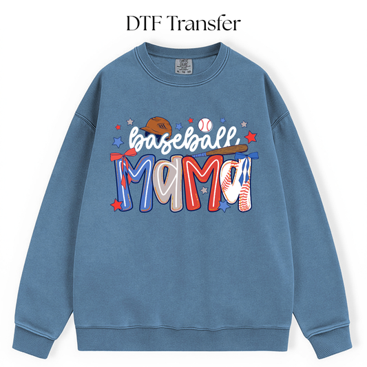 Baseball Mama DTF Transfer