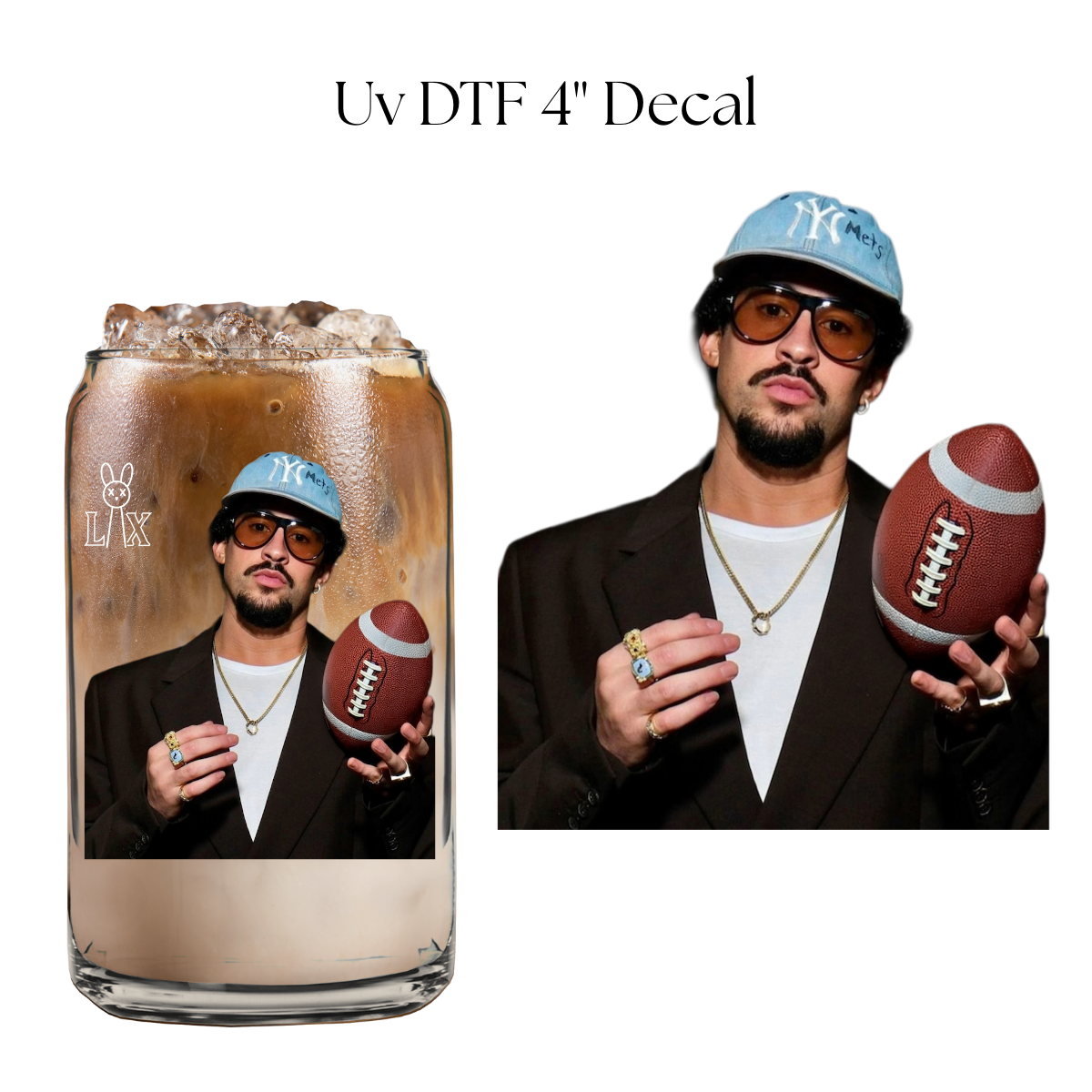 Benito 4” UV DTF Decal