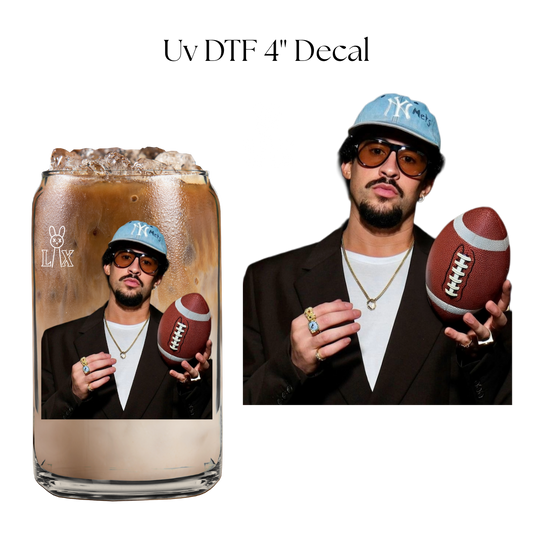 Benito 4” UV DTF Decal