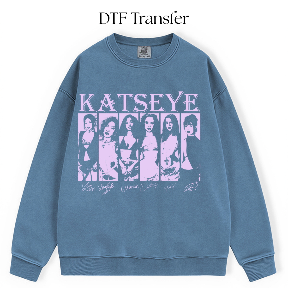 K eye Single Color DTF Transfer