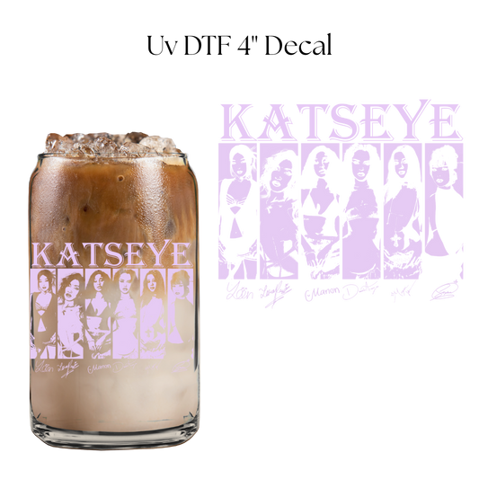 K eye Single 4” UV DTF Decal