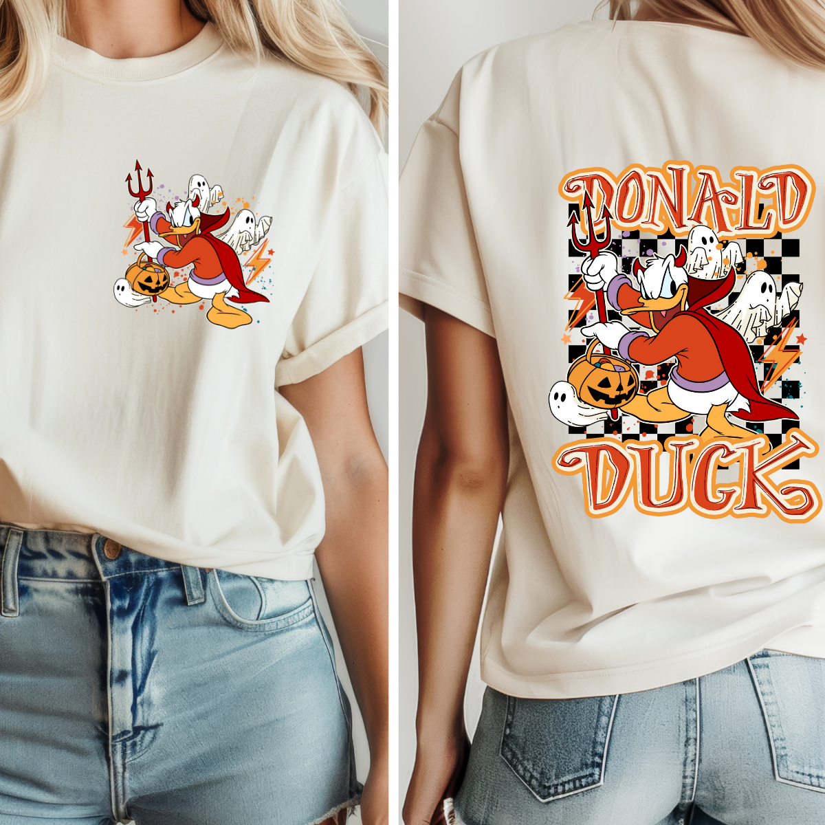 Devil Duck SET Dtf Transfer (PRINT TO ORDER)