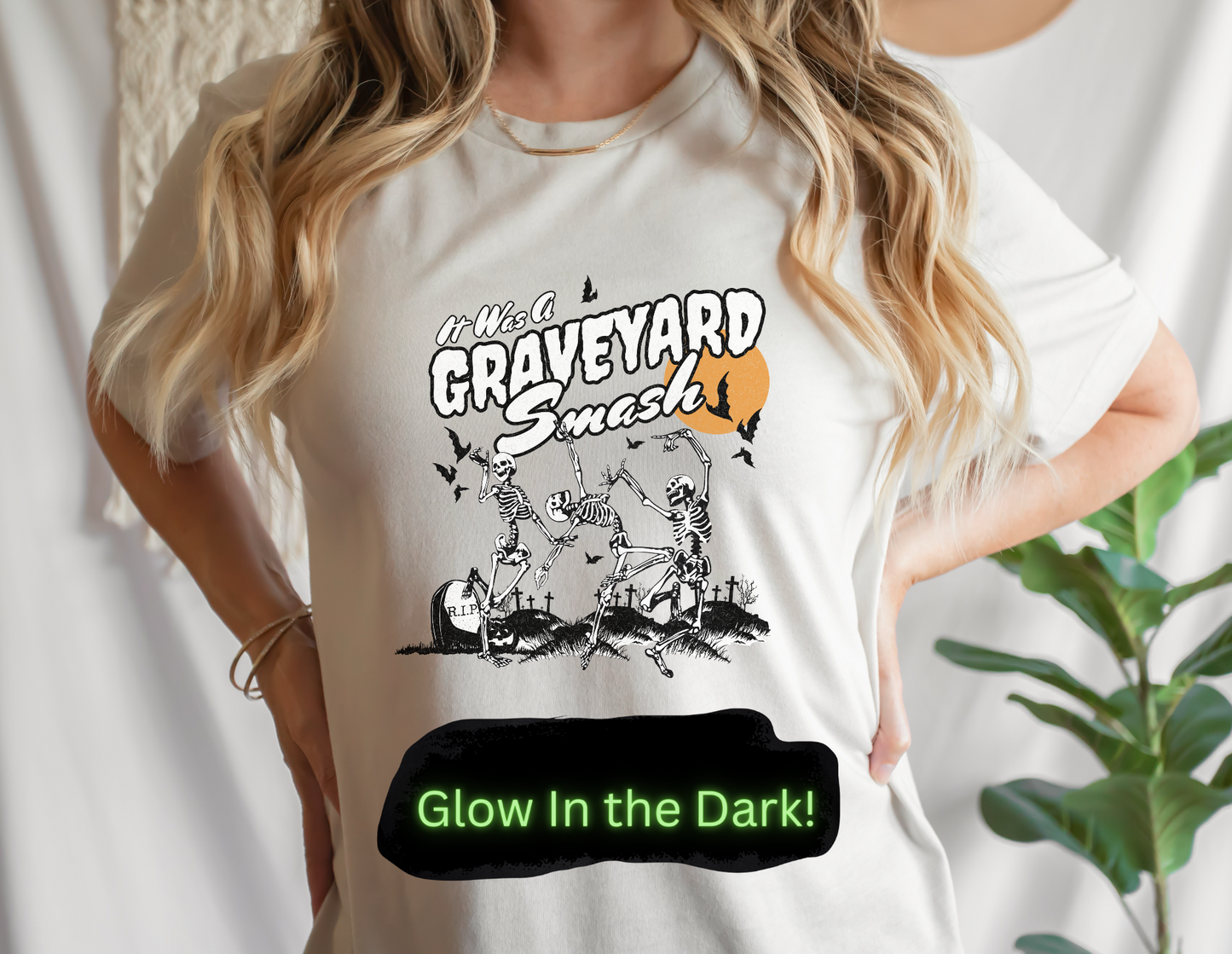 Graveyard DTF Transfer GLOW IN THE DARK