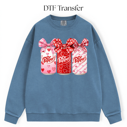 Valentine Dr Sodas DTF Transfer