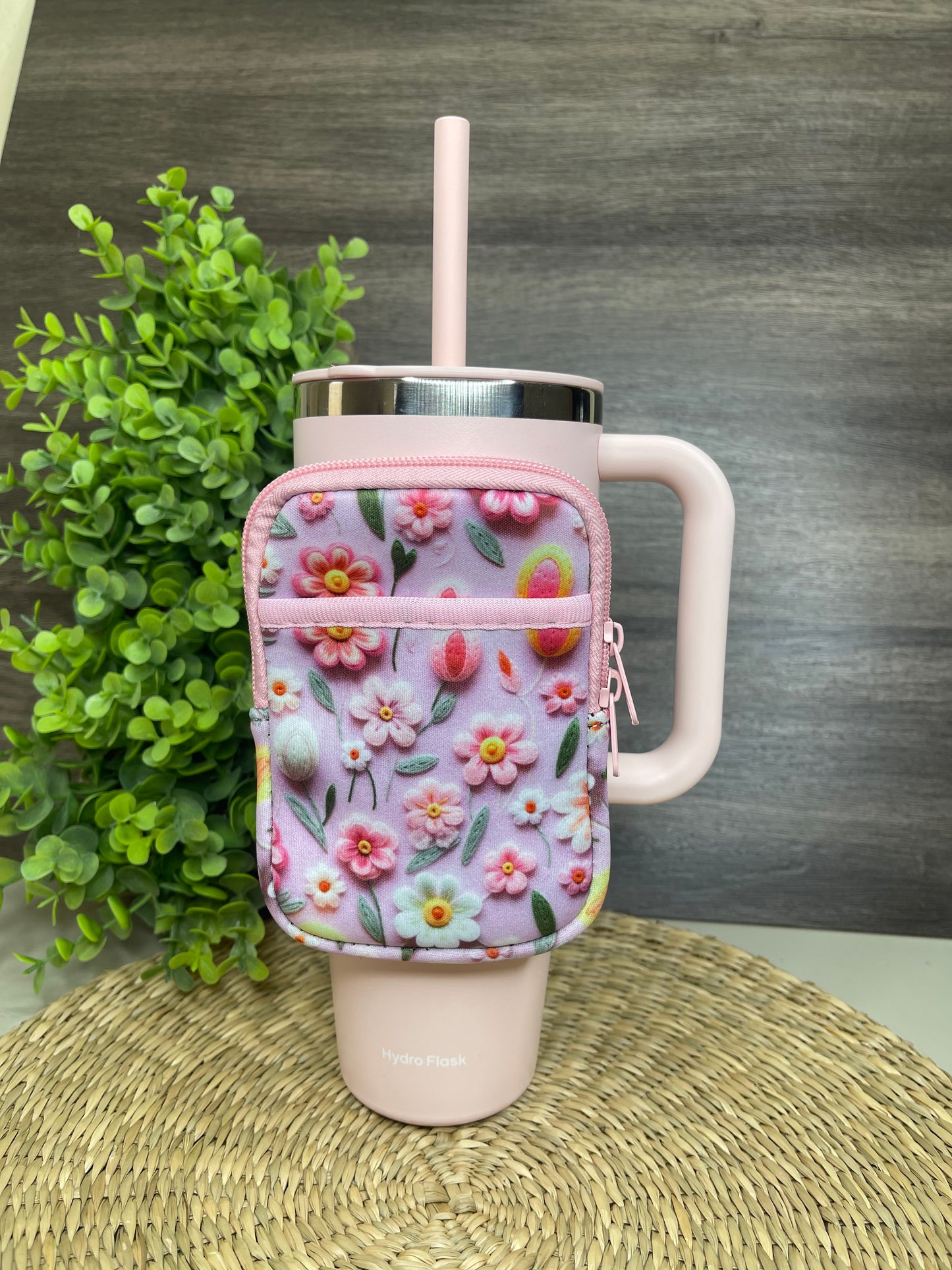 Floral Tumbler Bag