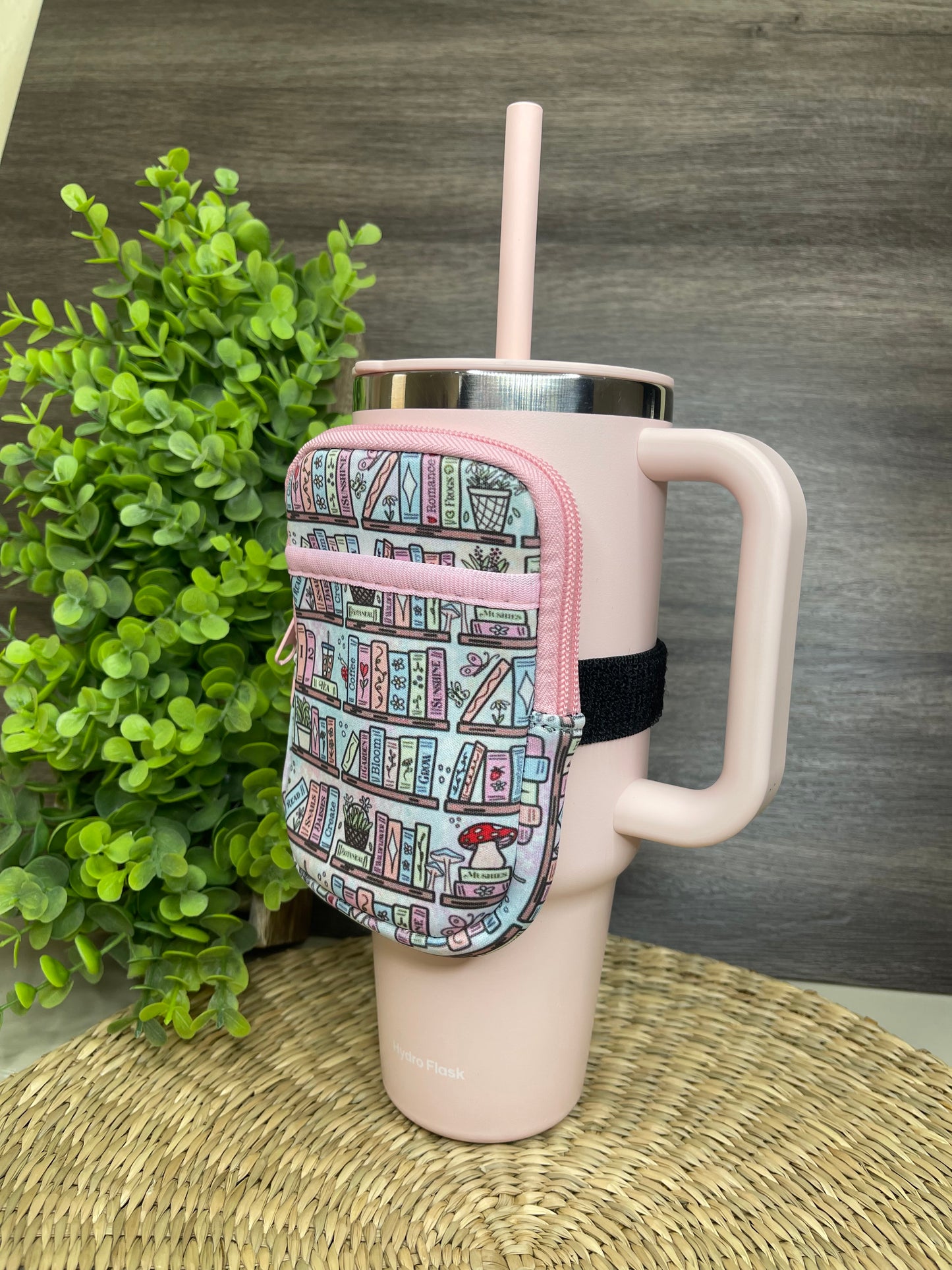 Book Stack Tumbler Bag