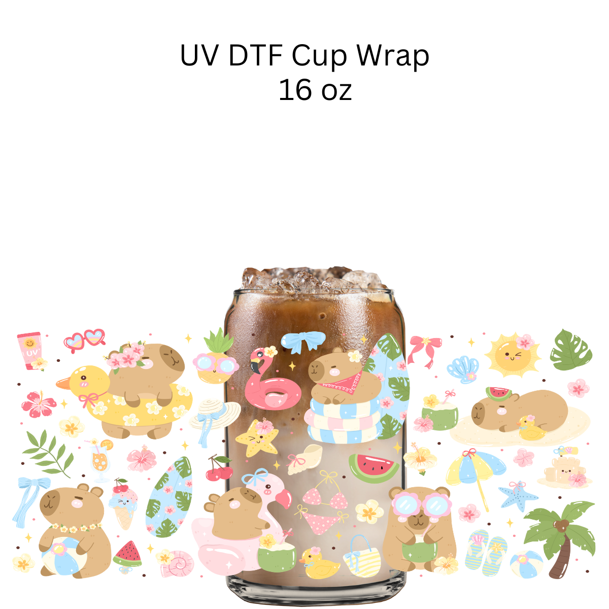Capi Summer UV DTF Cup Wrap