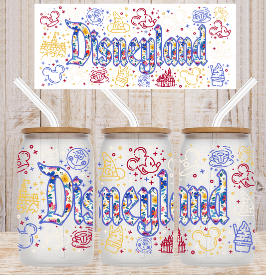 Happiest Place Blue UV DTF Wrap