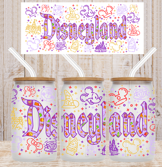 Happiest Place Purple UV DTF Wrap