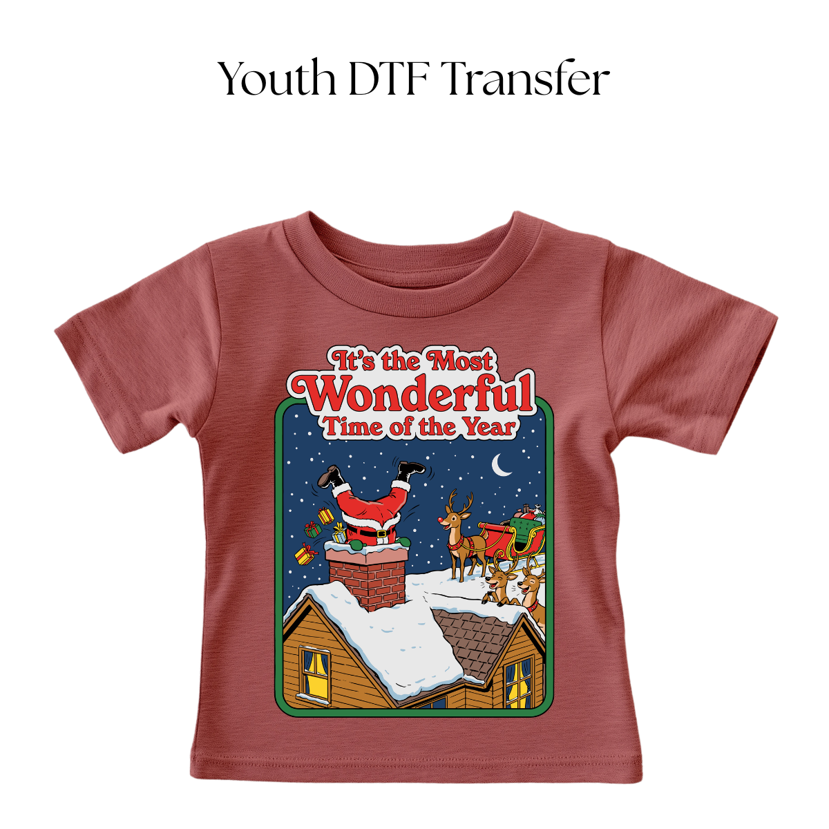 YOUTH The Most Wonderful Time of The Year DTF Transfer