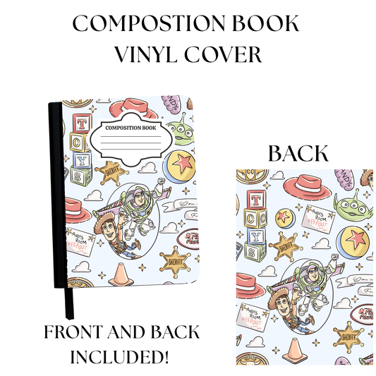Toys Composition Notebook Vinyl Cover