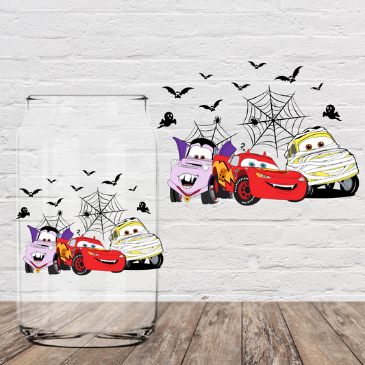 Halloween Cars 4” UV DTF