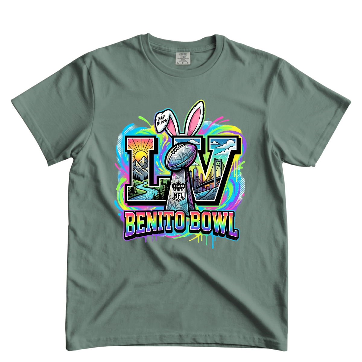 LV Colorful Bowl DTF Transfer