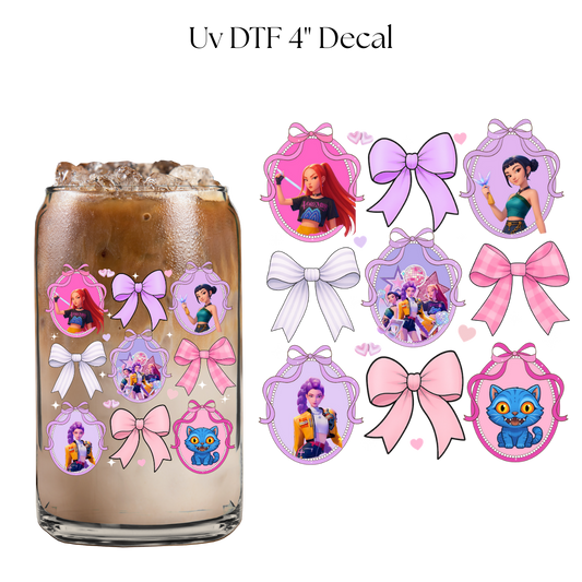 Hunt Girl Frames 4” UV DTF Decal