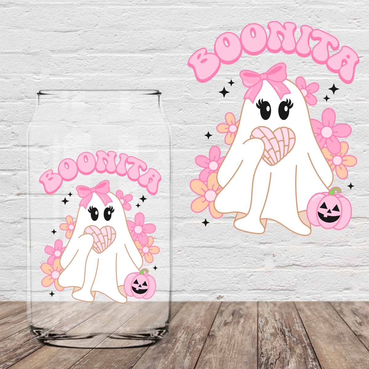 Boonita Pink 4" UV DTF (print to order)