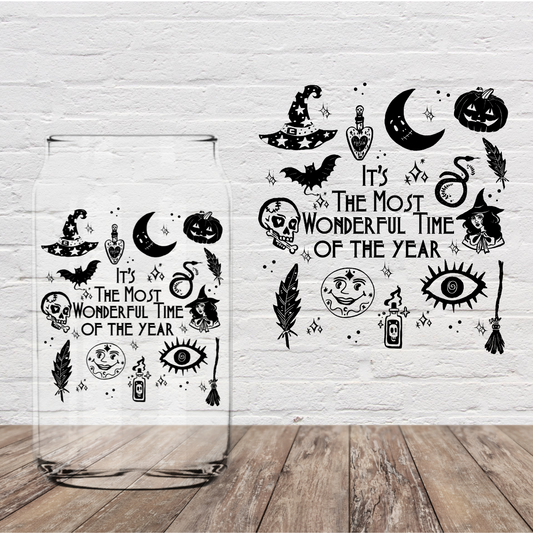 It’s The Most Wonderful Time of the Year Halloween 4" UV DTF (Print to Order)